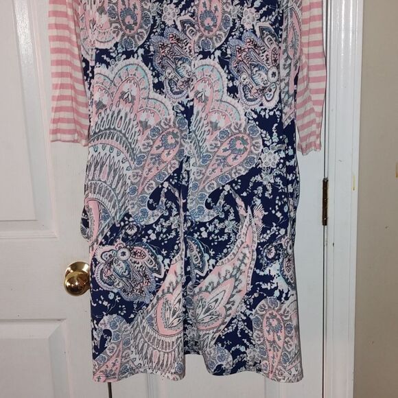 Honey Me  multi print dress  Sz XL - Picture 5 of 8